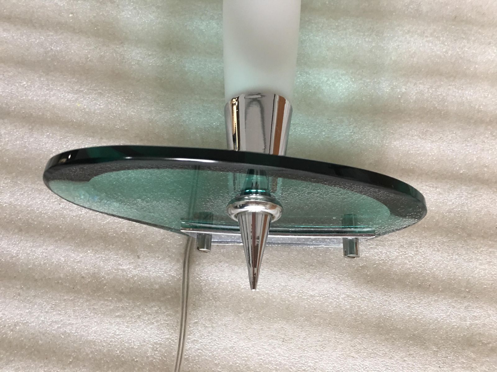 Pair Of Sconces In The Style Of Fontana Arte Italy 1970 photo furniture