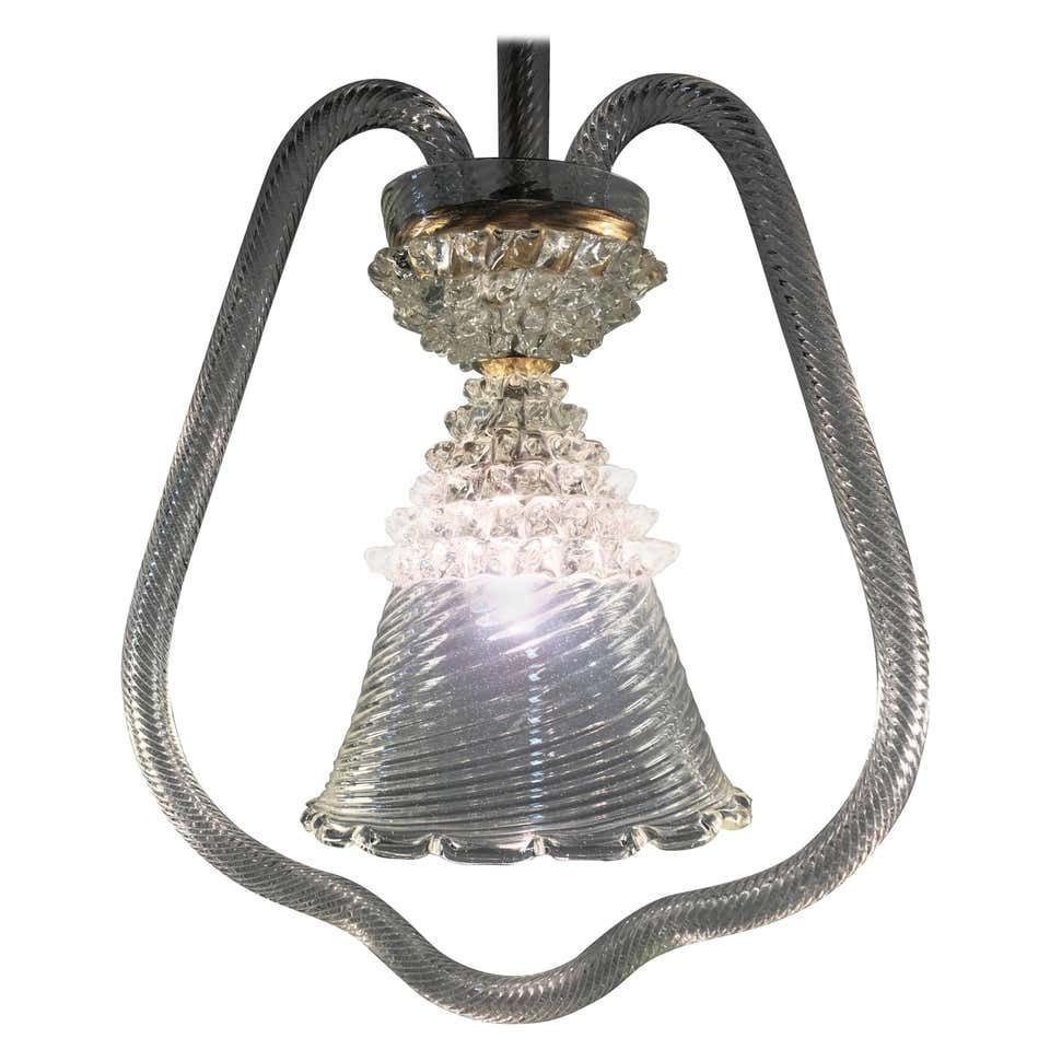 Italian Chandelier By Barovier & Toso, Murano, 1950