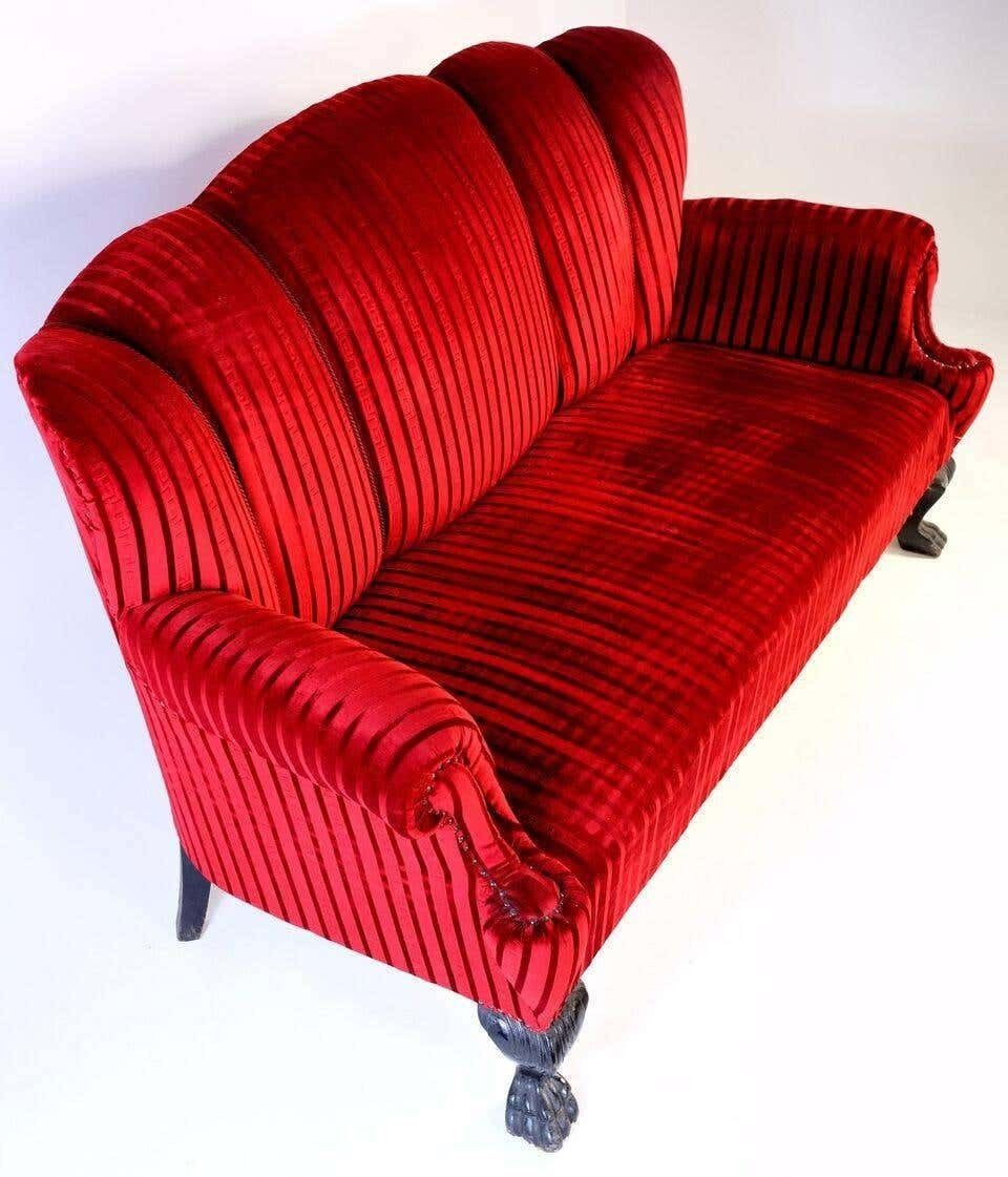 Seating Set Of Baroque Sofa And Two Armchairs, Budapest, 1870s photo buy