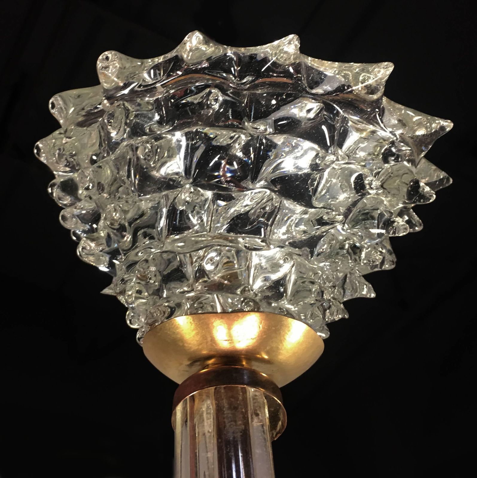 photo buy Charming Italian Chandelier By Ercole Barovier Murano 1940