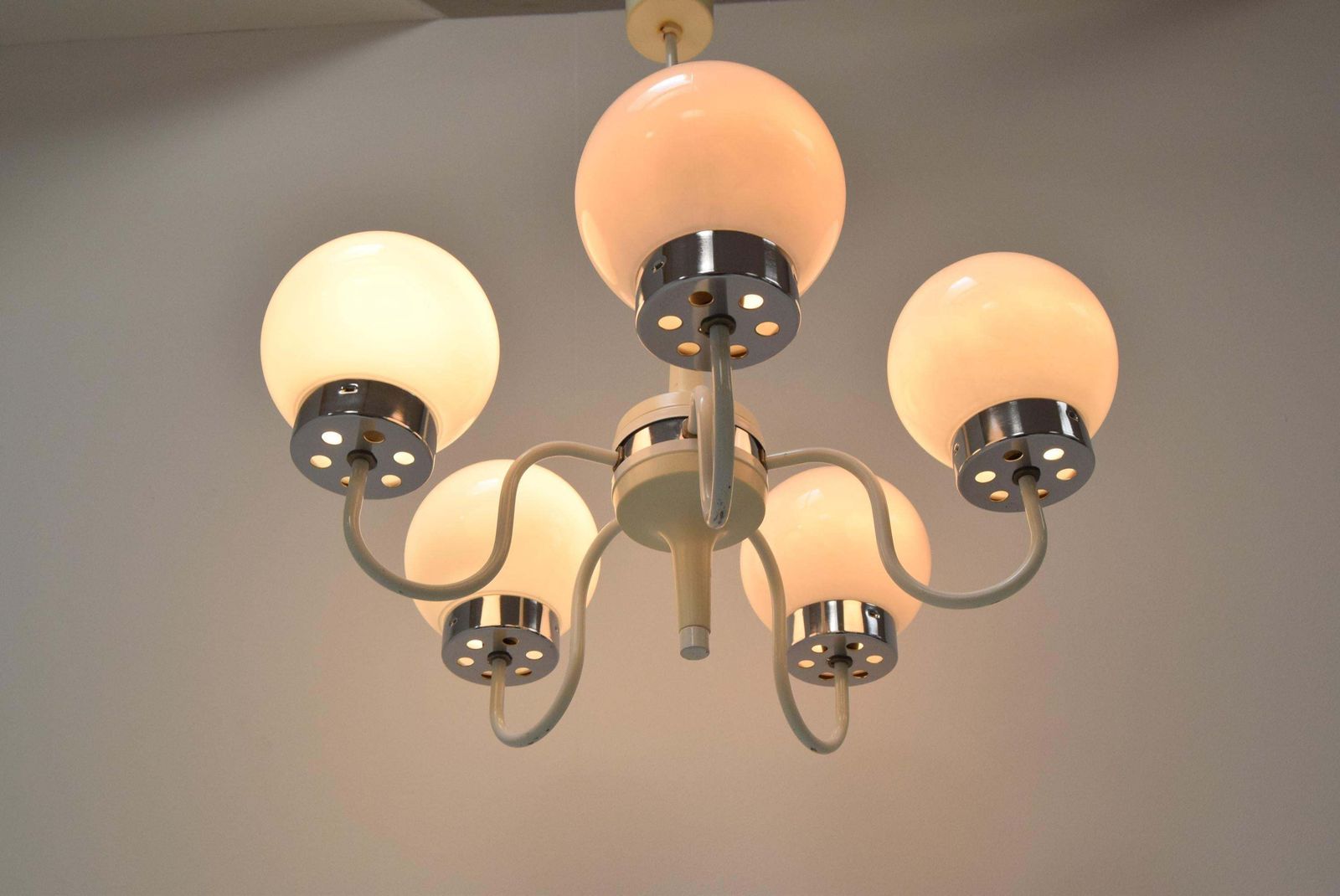 Lighting Mid Century Chandelier Jílové U Děčína, 1970´S. photo