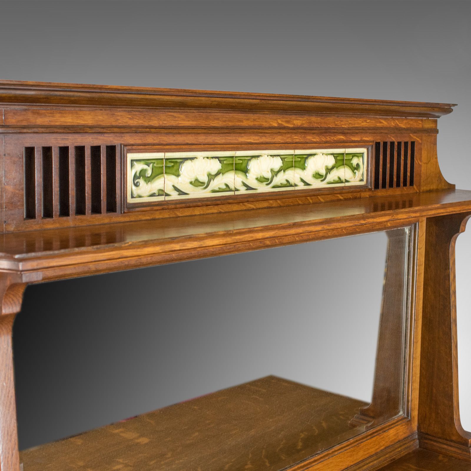Antique Sideboard, English Oak, Arts & Crafts Cabinet, Liberty Taste, Circa 1900 photo buy