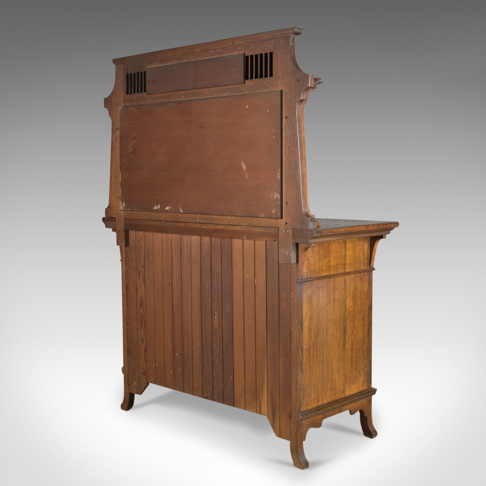 Furniture Antique Sideboard, English Oak, Arts & Crafts Cabinet, Liberty Taste, Circa 1900 photo