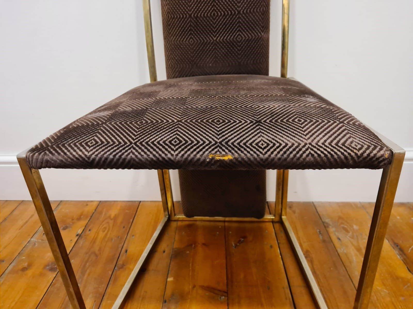 1733.0 Exceptional & Rare Dining Chairs By Alain Delon photo