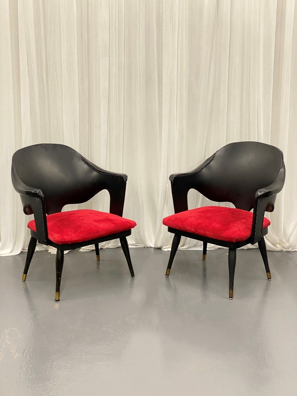 1950’s Pair Of Chairs, 1950s, Vintage