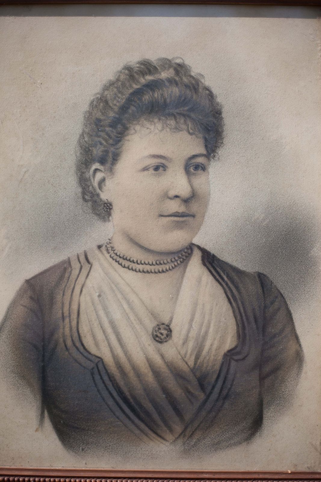 Vintage Portrait Old Wooden Frame photo for sale