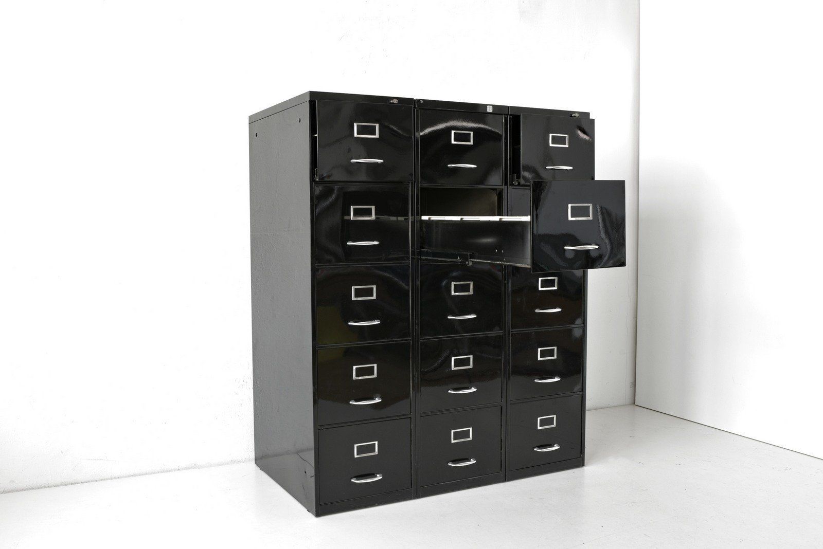 Hanging File Cabinet In Steel From Mauser Werke Waldeck, Germany, 1960s photo 1533.0