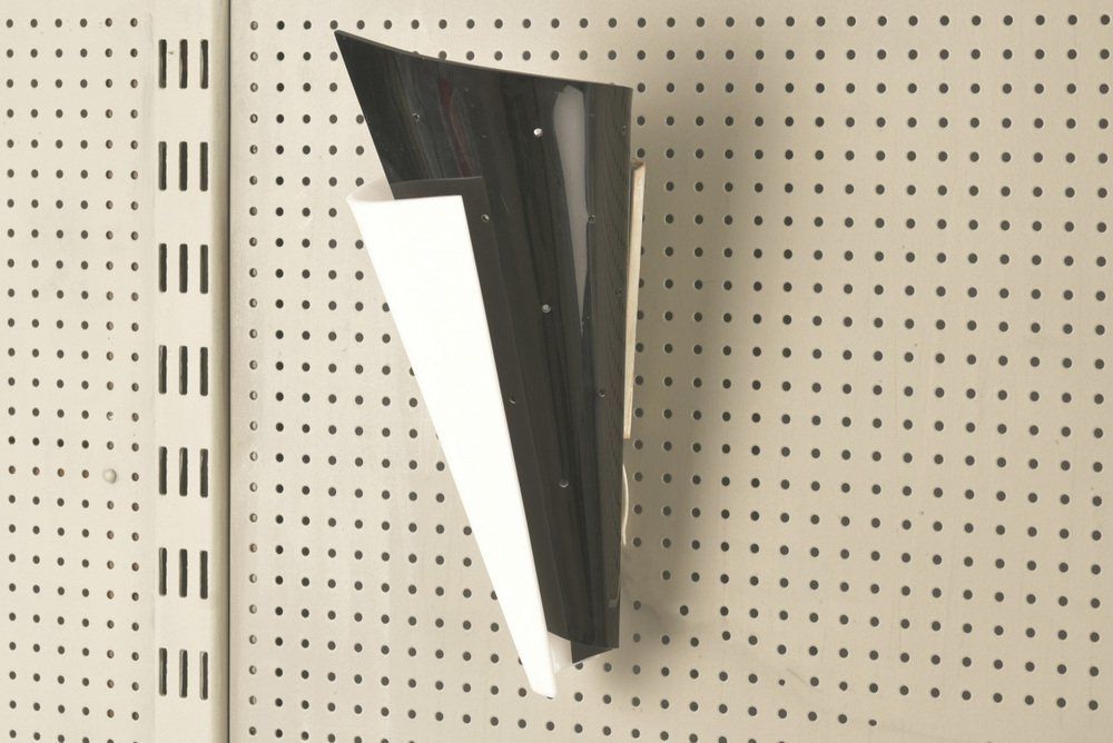 Black & White Wall Lamps In Acrylic Glass, Germany, 1950s, Set Of 2 photo vintage