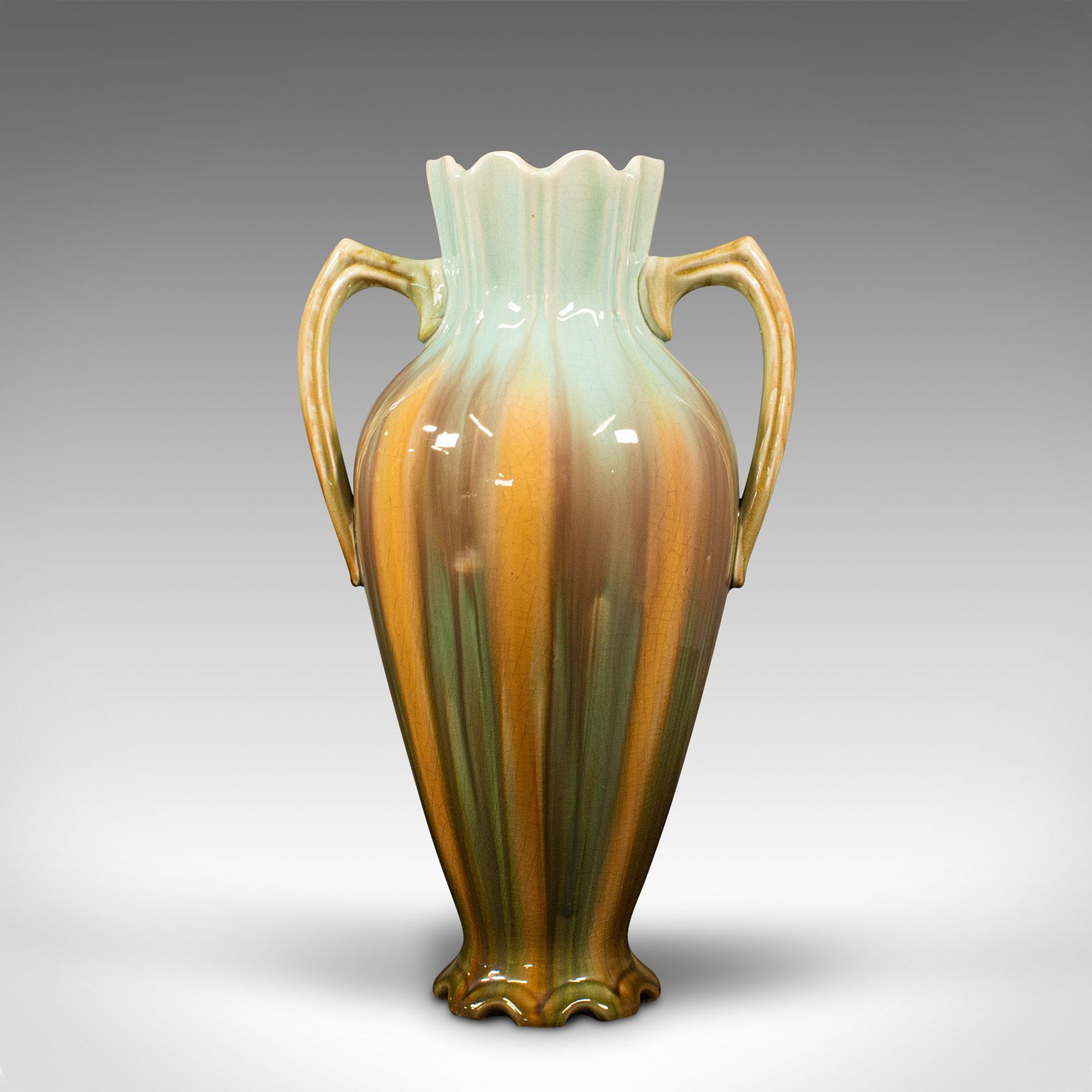 Antique Decorative Vase, French, Ceramic, Flower Urn photo for sale
