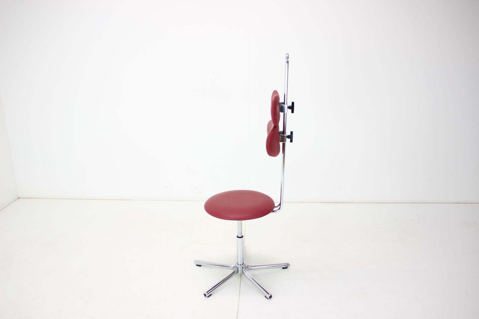 Height Adjustable Swivel Chair 1980s, Czechoslovakia photo buy