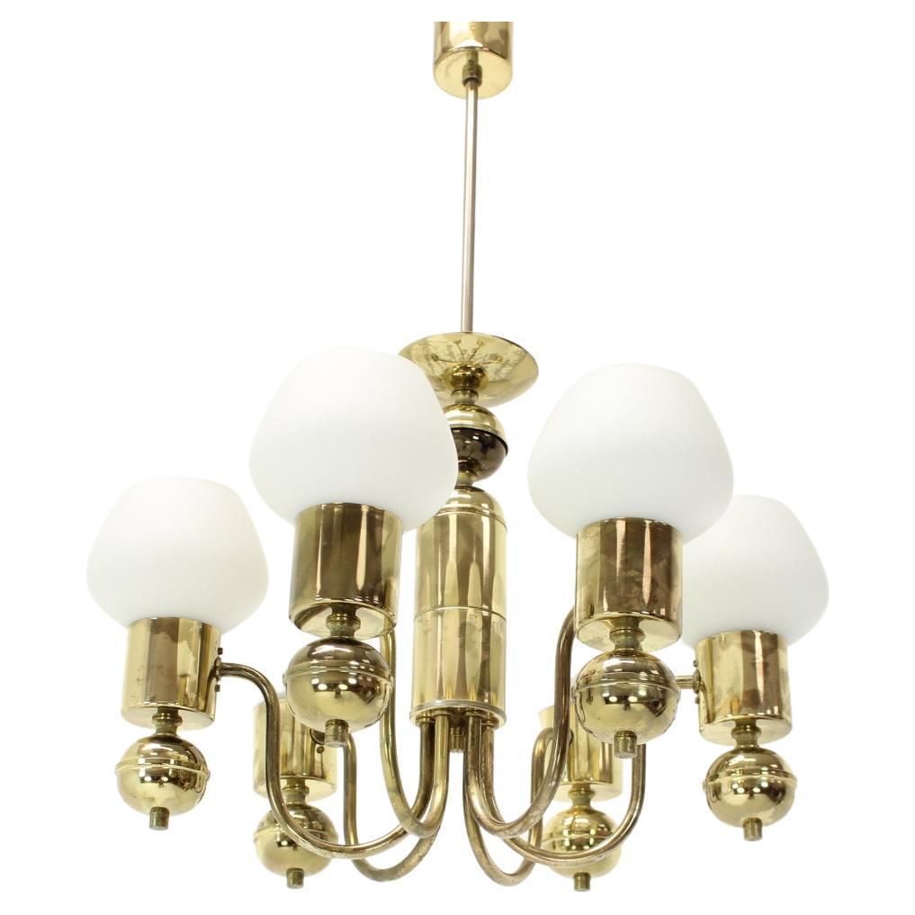 Mid Century Chandelier Kamenicky Senov, 1960's