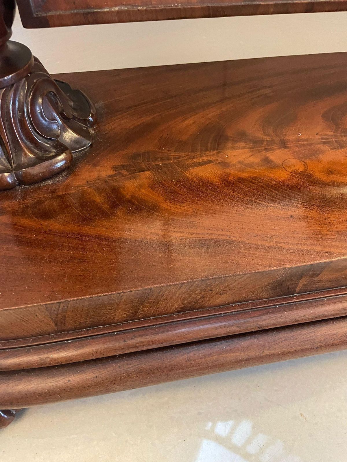 Outstanding Quality Antique Victorian Mahogany Dressing Mirror photo 1285.0