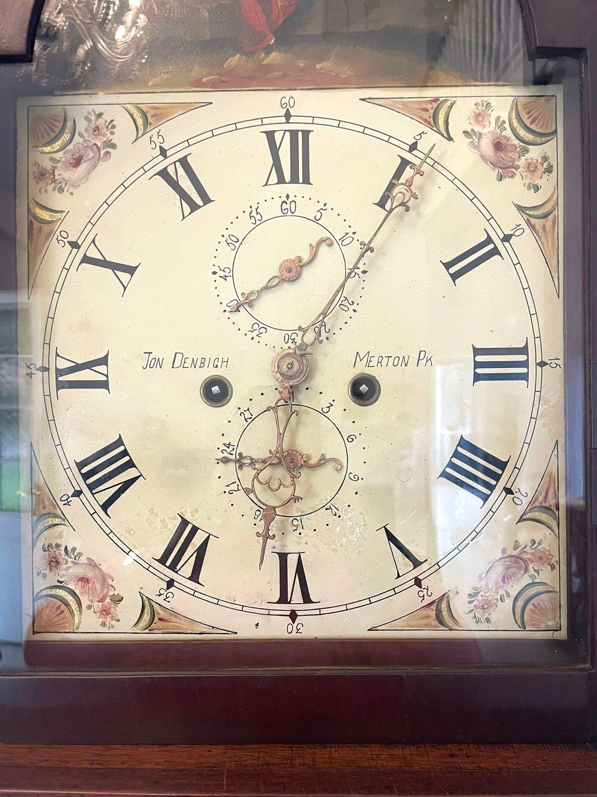 Antique George III Superior Quality Mahogany Inlaid Eight Day Longcase Clock photo furniture