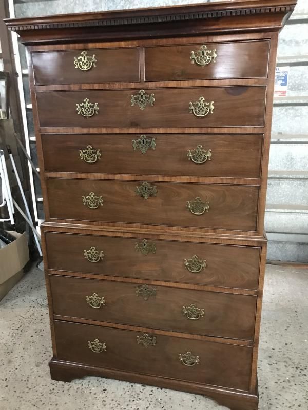 Beautiful Georgian Chest On Chest