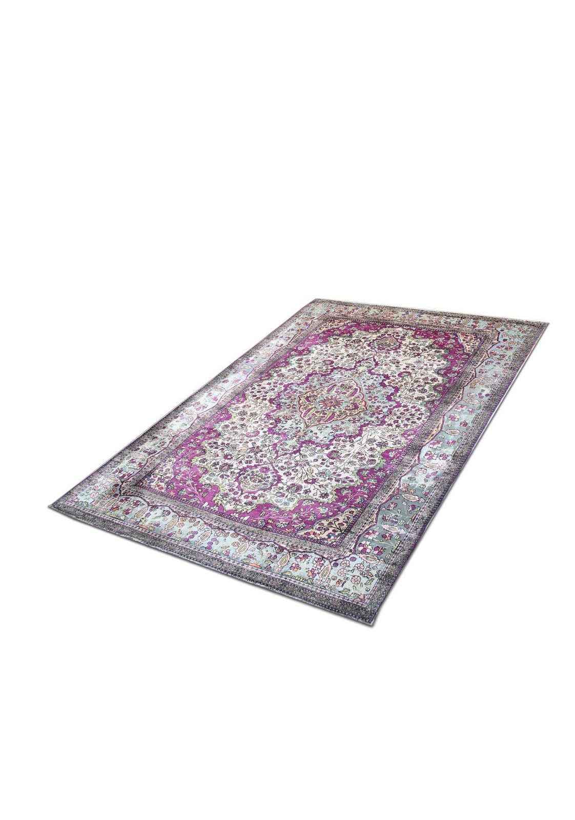 Antique Silk Rug Handwoven Mohtasham Living Room Carpet photo for sale