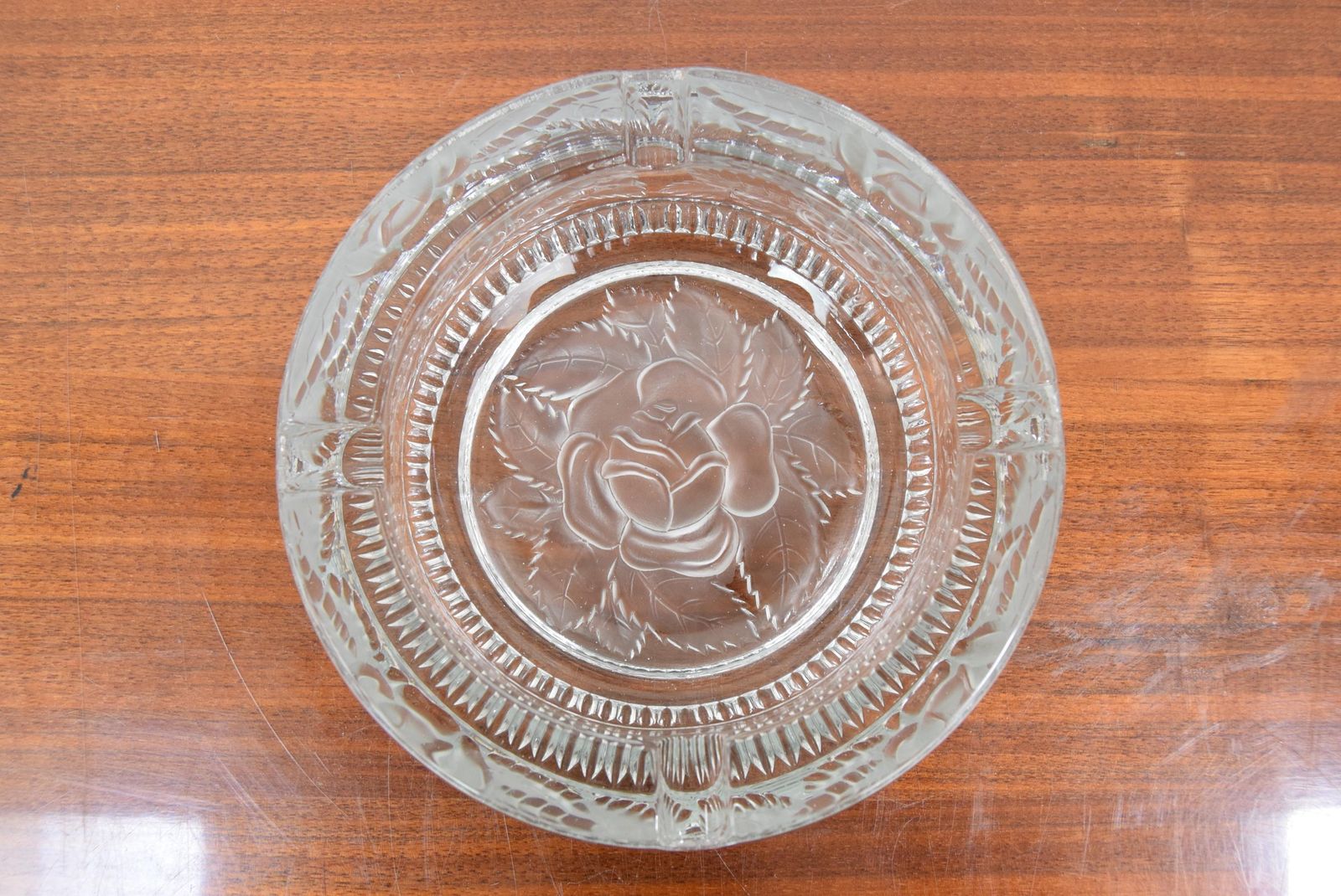 Mid Century Glass Ashtray/Bohemia Cristal, 1950´S photo 199.0