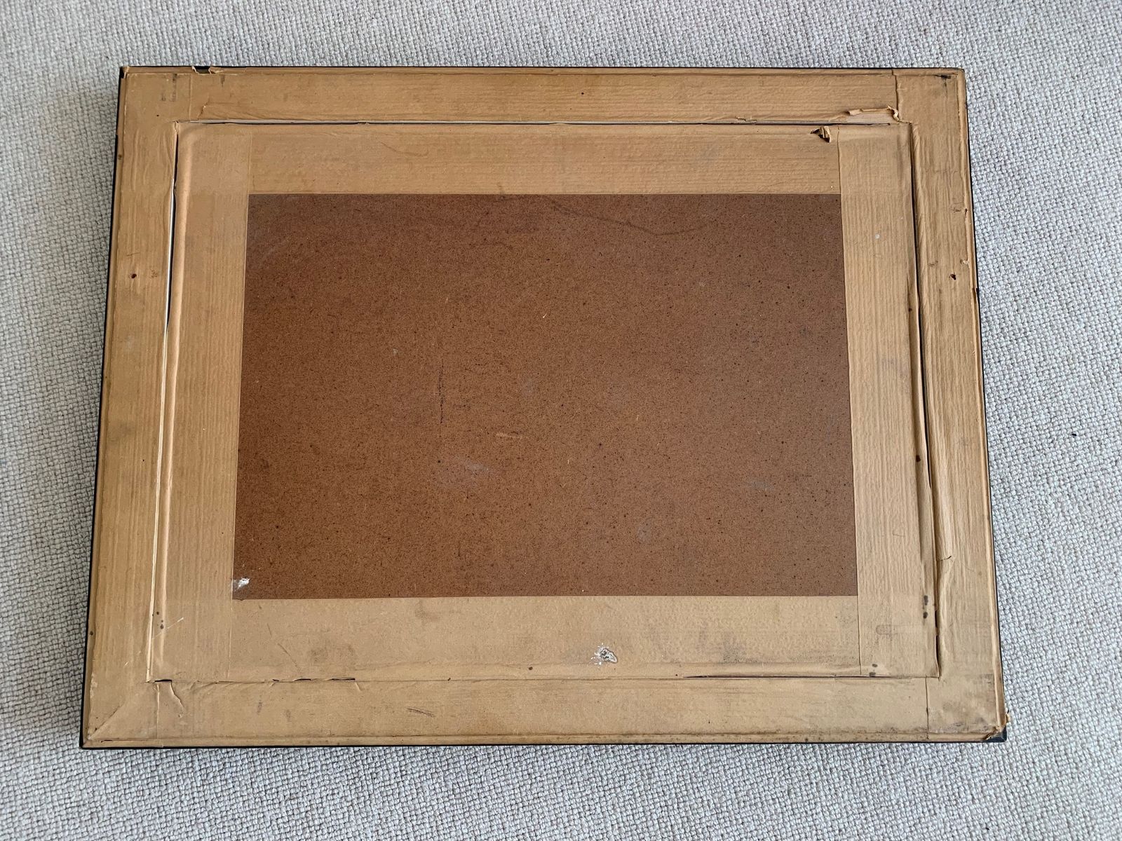 Interesting Midcentury British Modernist Impasto Oil On Board Painting In Original Period Frame photo buy