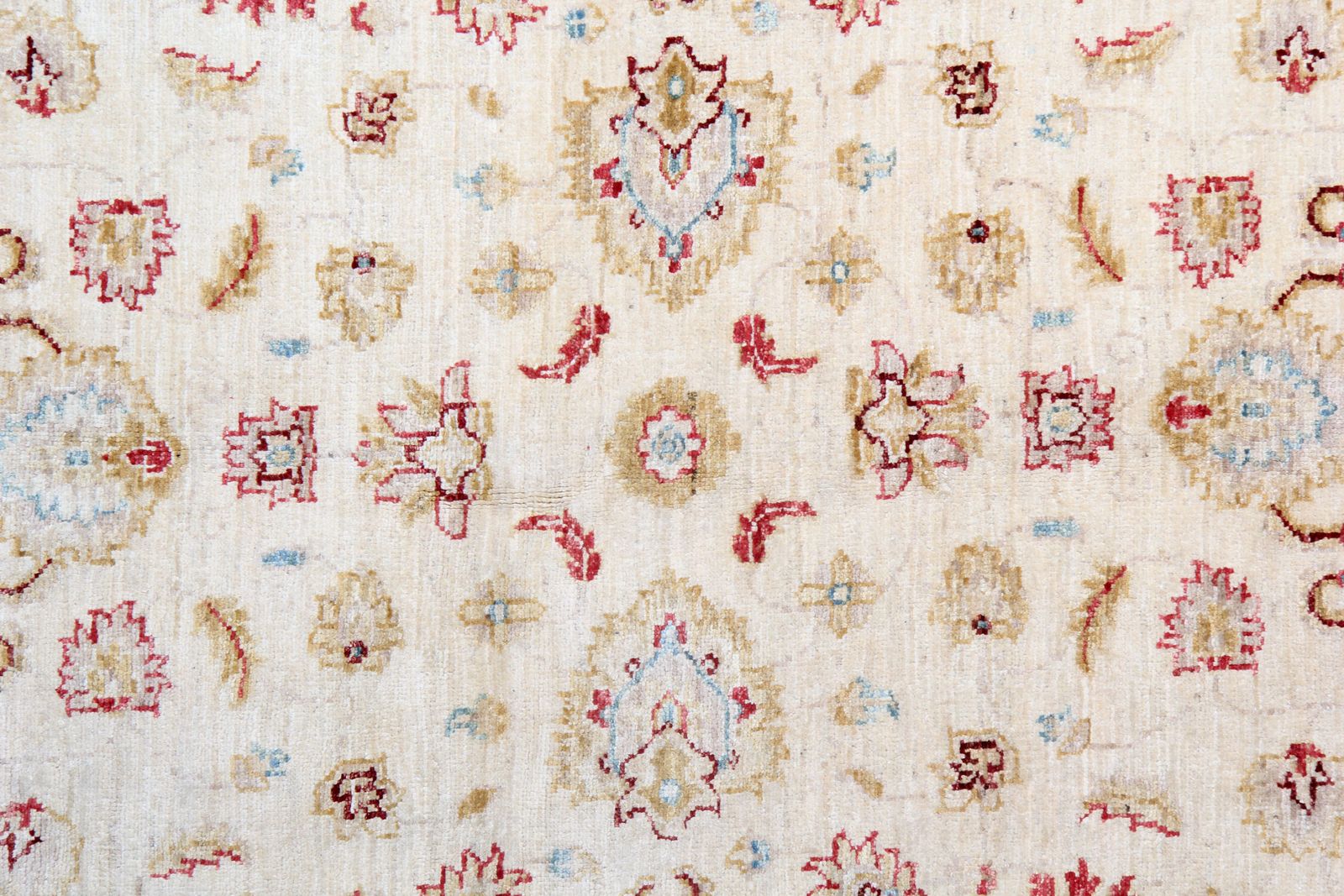 Handmade Cream Wool Ziegler Carpet Traditional Floral Area Rug photo buy