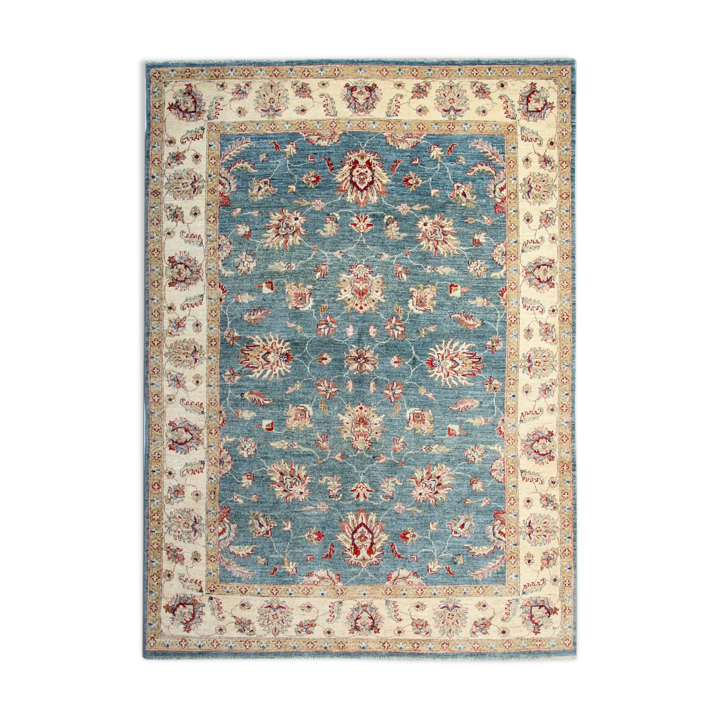 Handwoven Ziegler Rug Traditional Floral Wool Area Rug