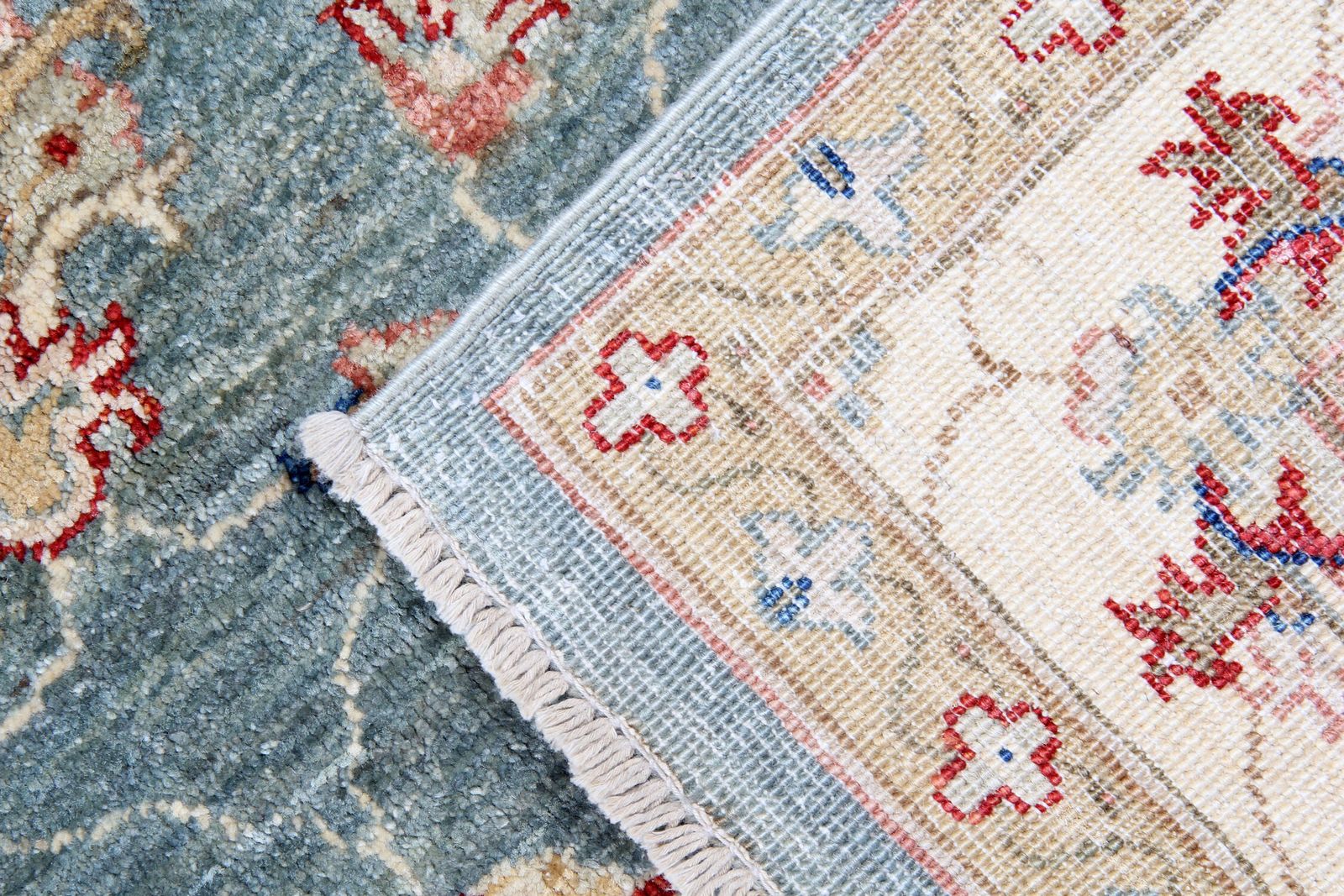 Handwoven Ziegler Rug Traditional Floral Wool Area Rug photo vintage