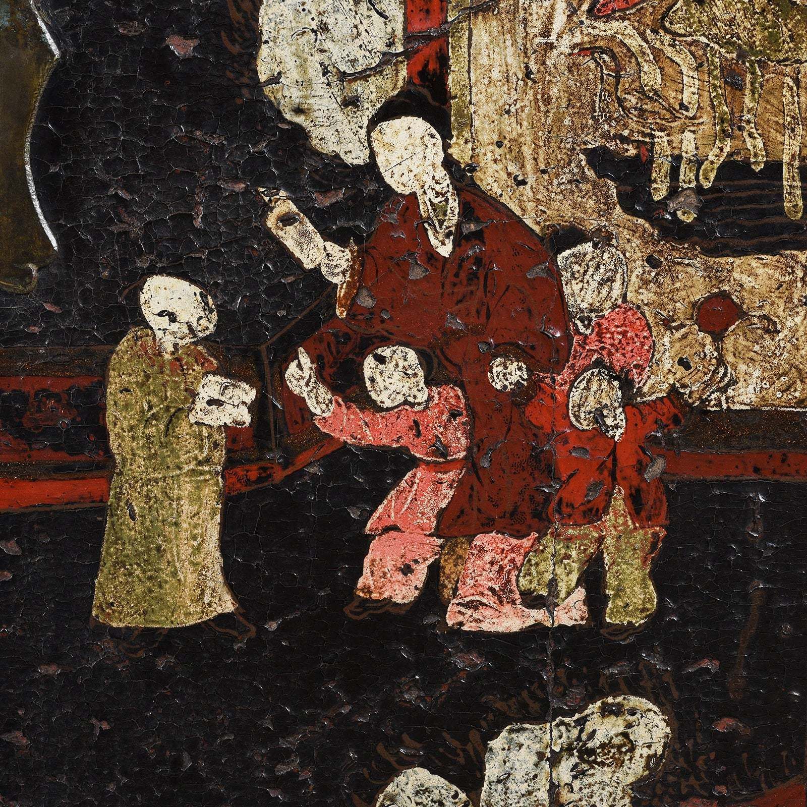 Black Lacquer Sideboard From Shanxi   18thc photo vintage