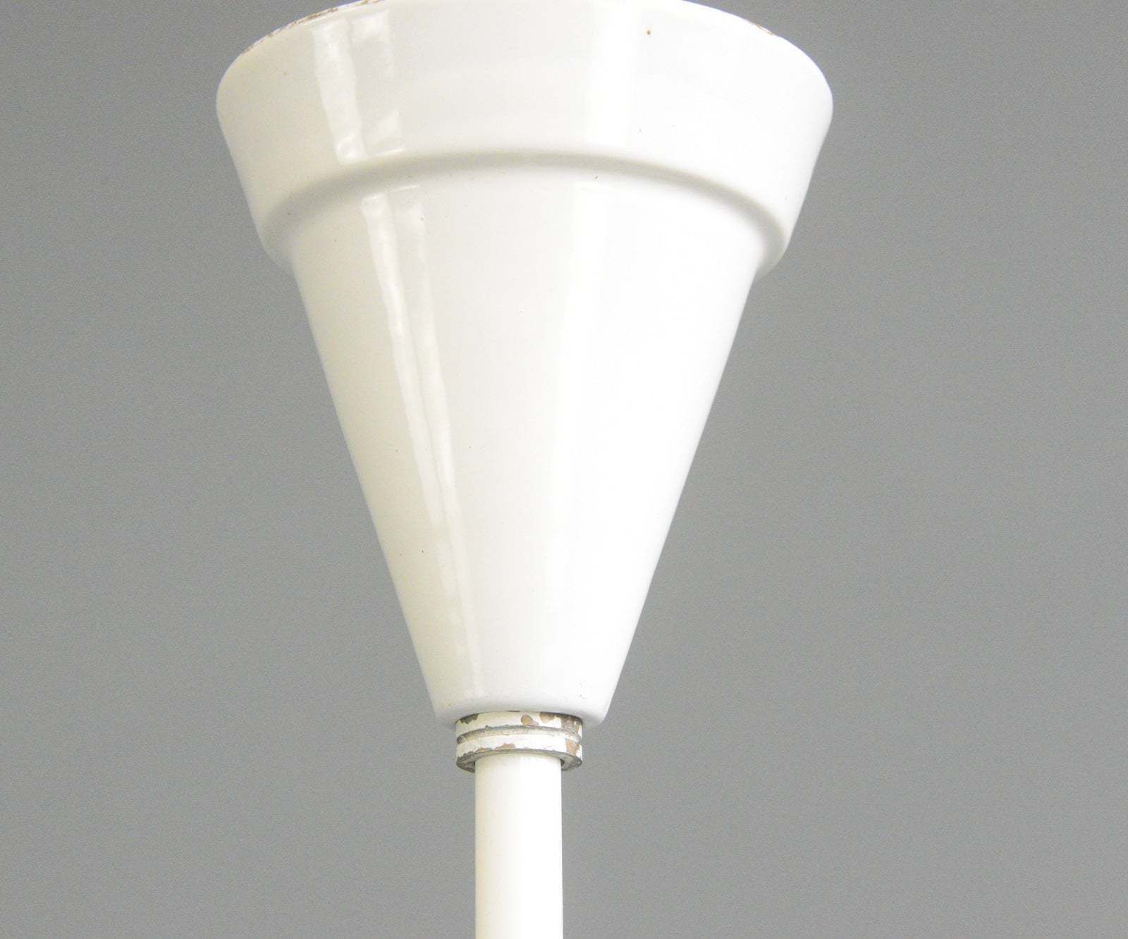 Conical Phillips Opaline Light Circa 1920s photo 395.0