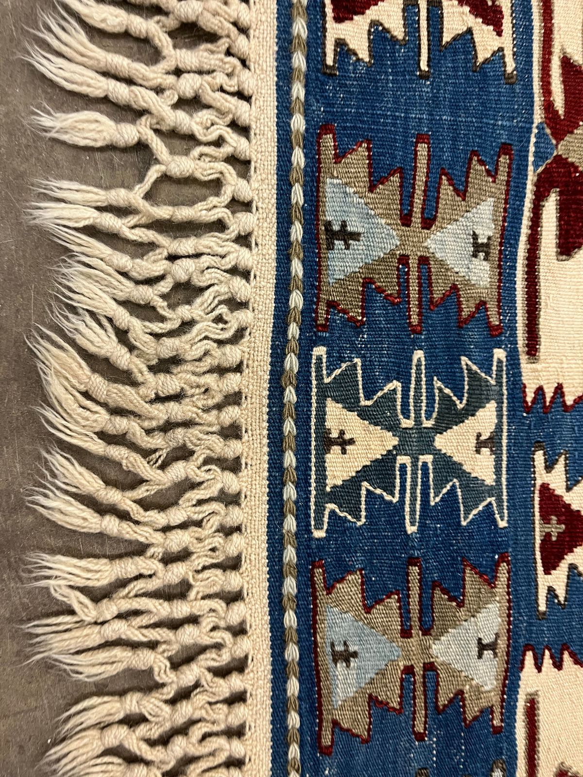 Old Turkish Kilim Rug Handmade Flatwoven Oriental Tribal Area Rug  90x124cm photo buy