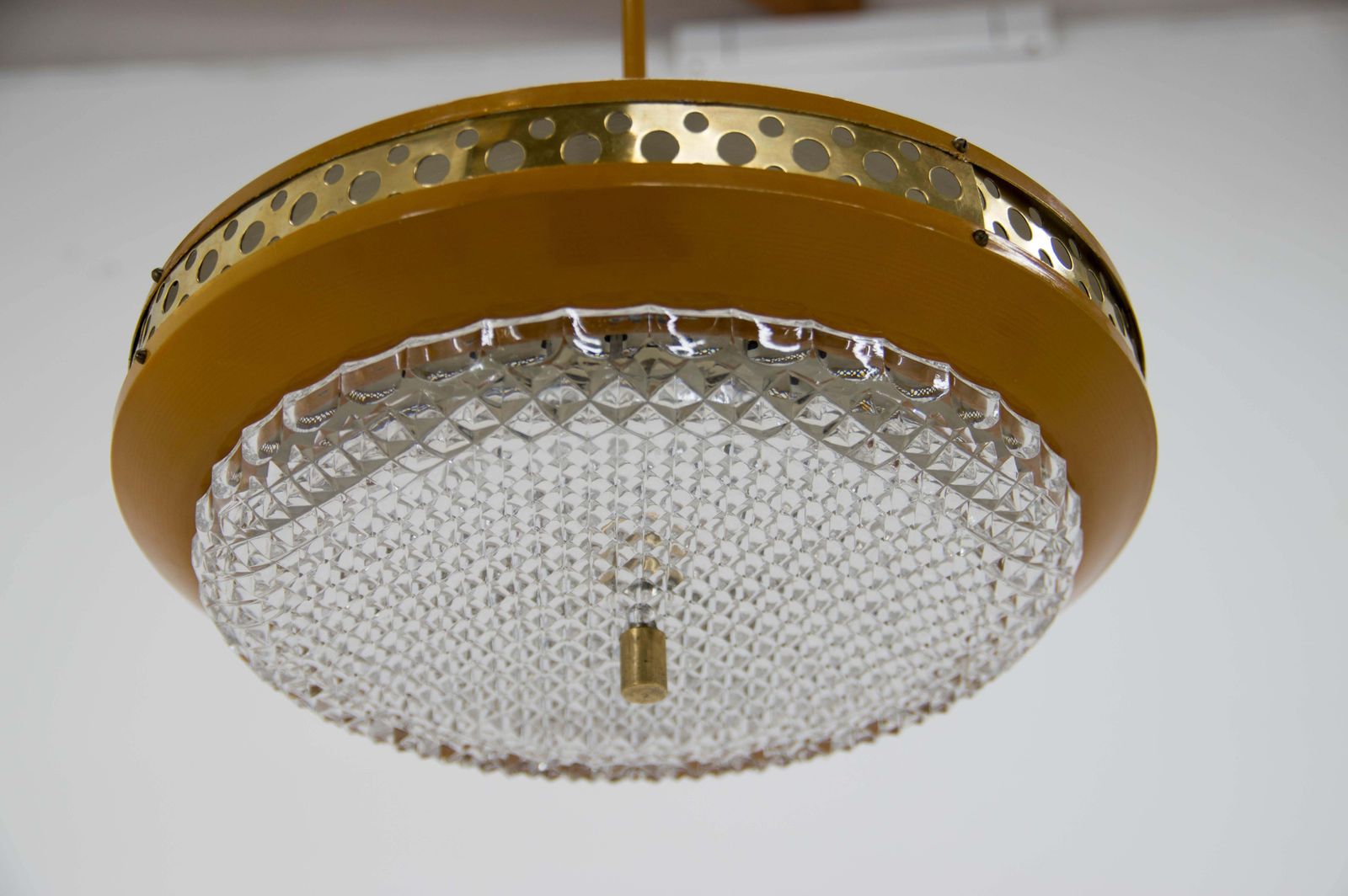 Space Age metalen hanglamp van LUDIB Bratislava, Tsjecho-Slowakije, jaren 1960 photo buy
