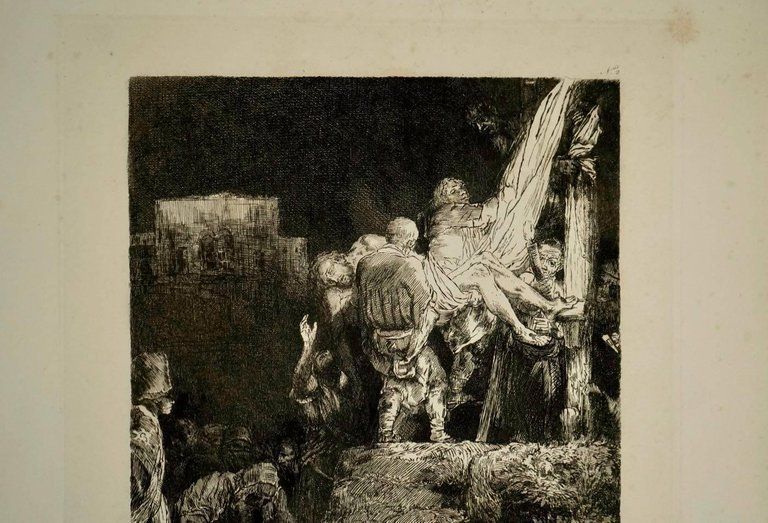 Steel Engraving From The 19th Century Of Rembrandt By Francesco Novelisme photo furniture