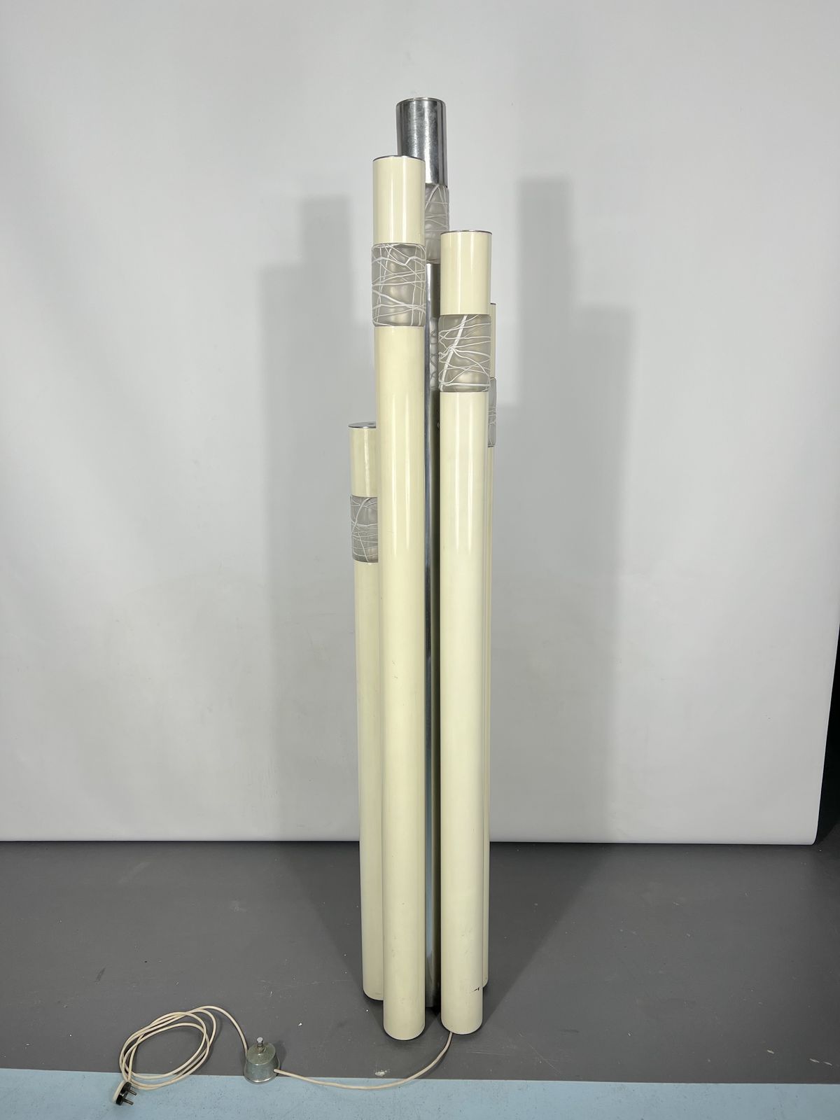 Vintage Esperia Floor Lamp Designed By Angelo Brotto. 1970s photo for sale
