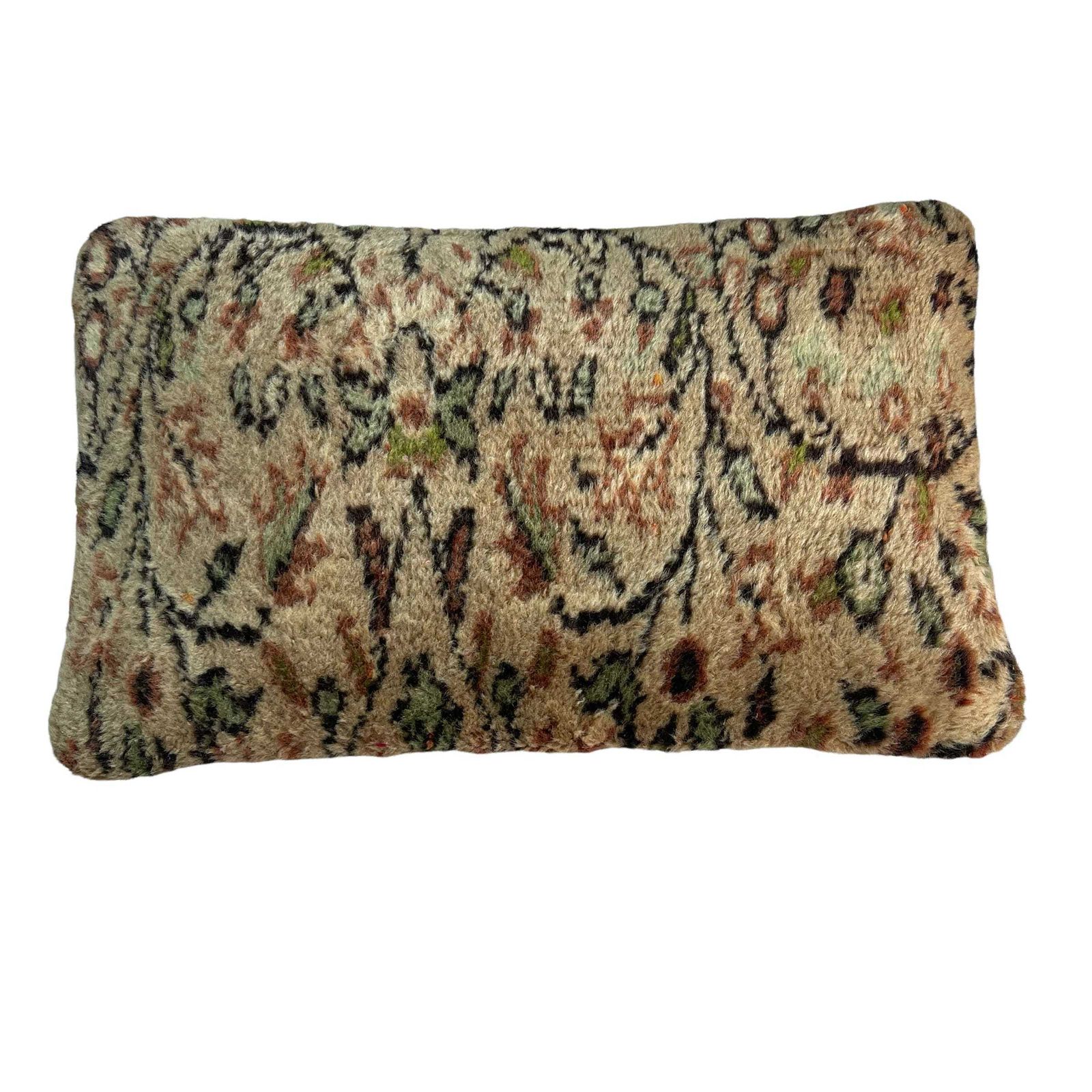12'' X 20'' Vintage Hand Made Rug Cushion Cover, 30 X 50 Cm Decorative Rug Pillow Cover, Large Vintage Turkish Rug Cushion Cover photo buy