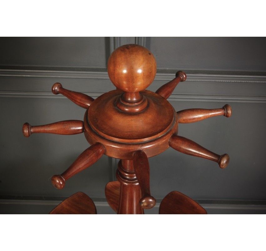 Victorian Mahogany Riding  Boot Rack photo vintage