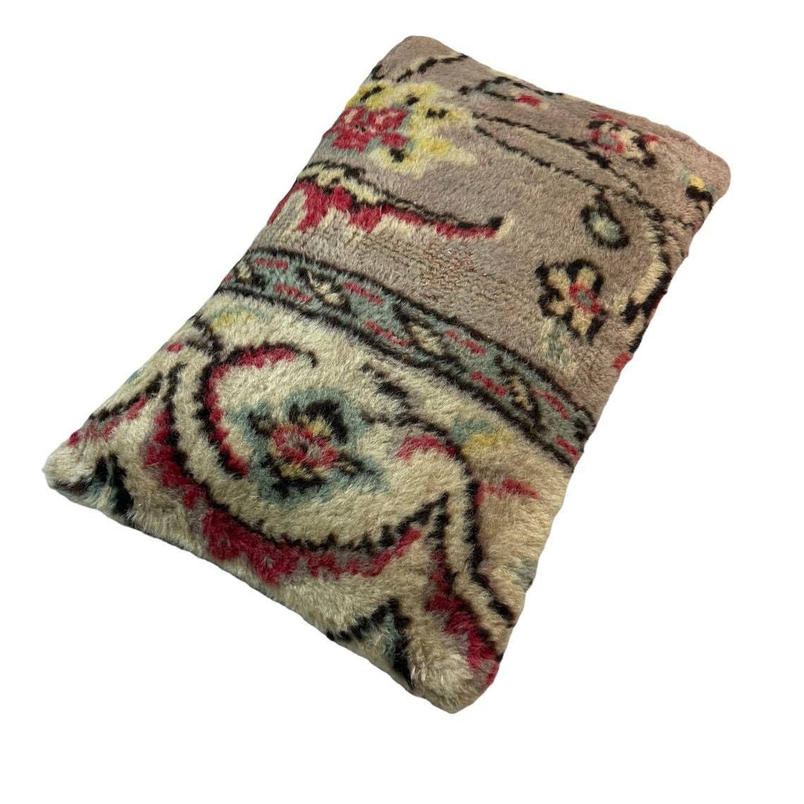 12'' X 20'' Vintage Hand Made Rug Cushion Cover, 30 X 50 Cm Decorative Rug Pillow Cover, Large Vintage Turkish Rug Cushion Cover photo buy