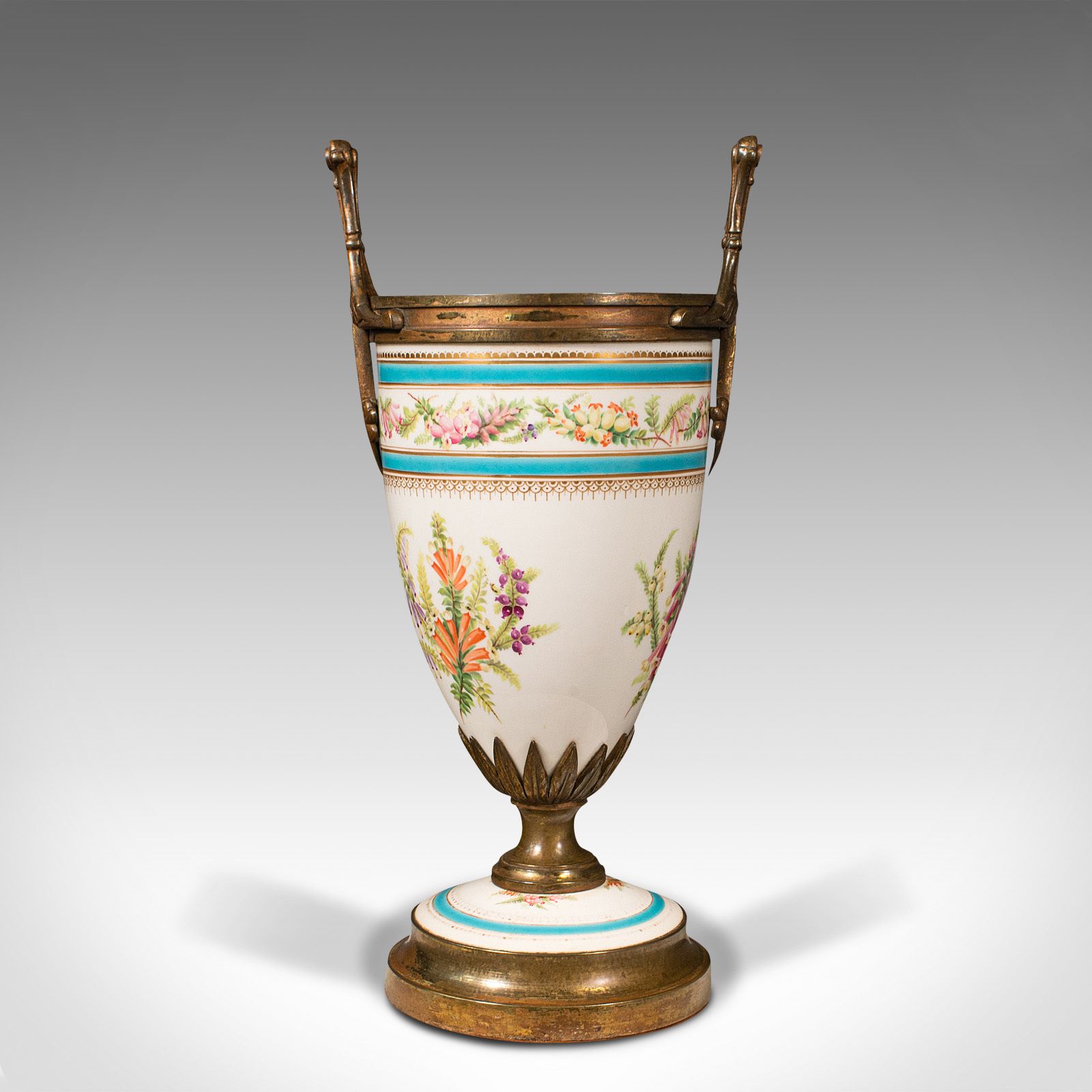 Antique Mantlepiece Jardiniere, French, Ceramic, Display, Planter photo 895.0