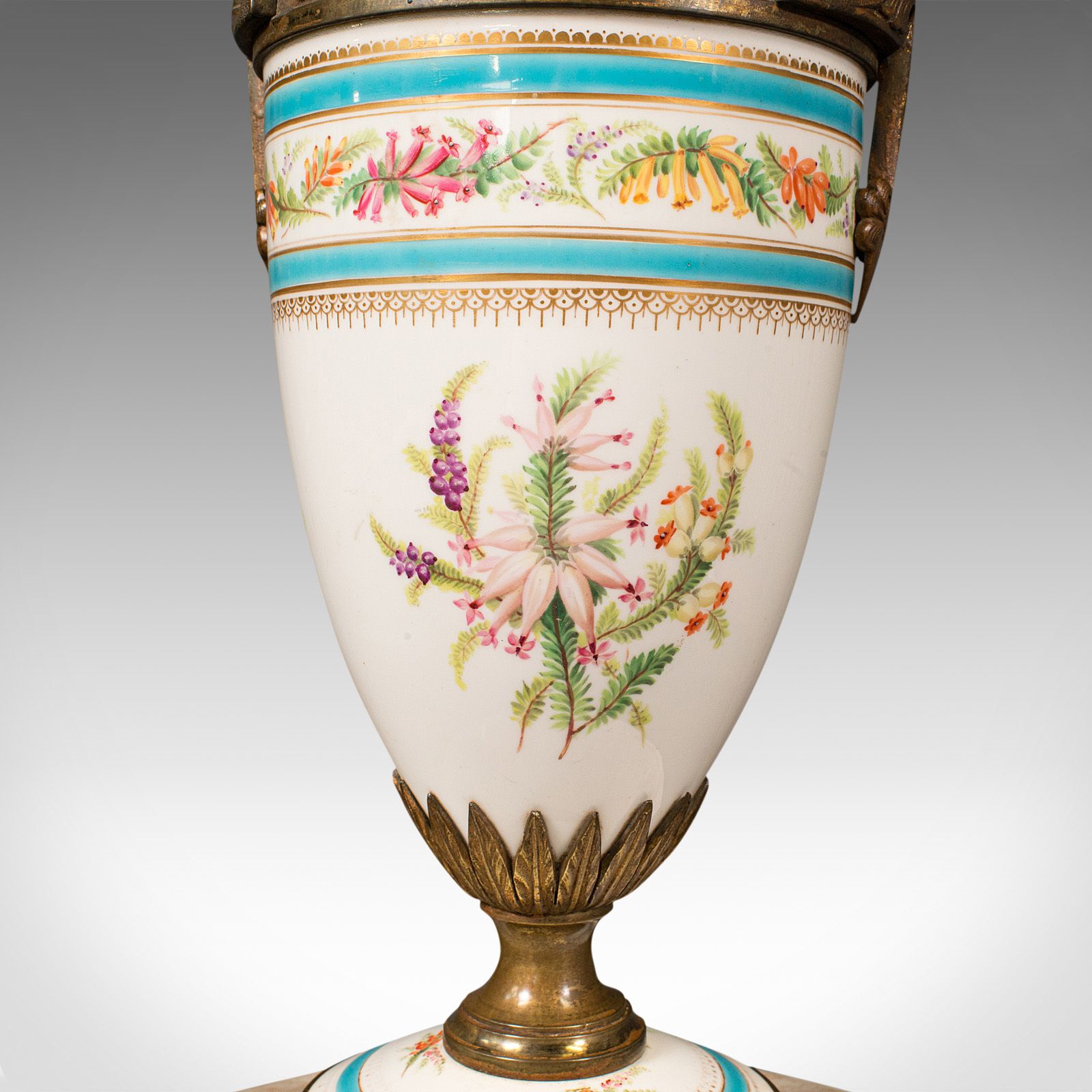 photo for sale Antique Mantlepiece Jardiniere, French, Ceramic, Display, Planter