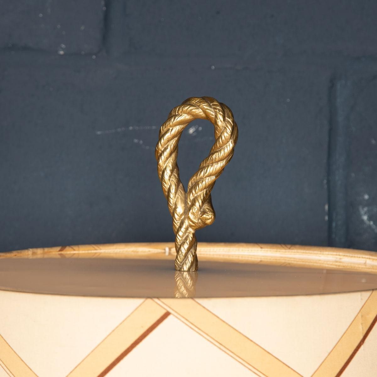 20th Century Large Table Lamp With Original Shade Attributable To Gucci, C.1980 photo vinterior