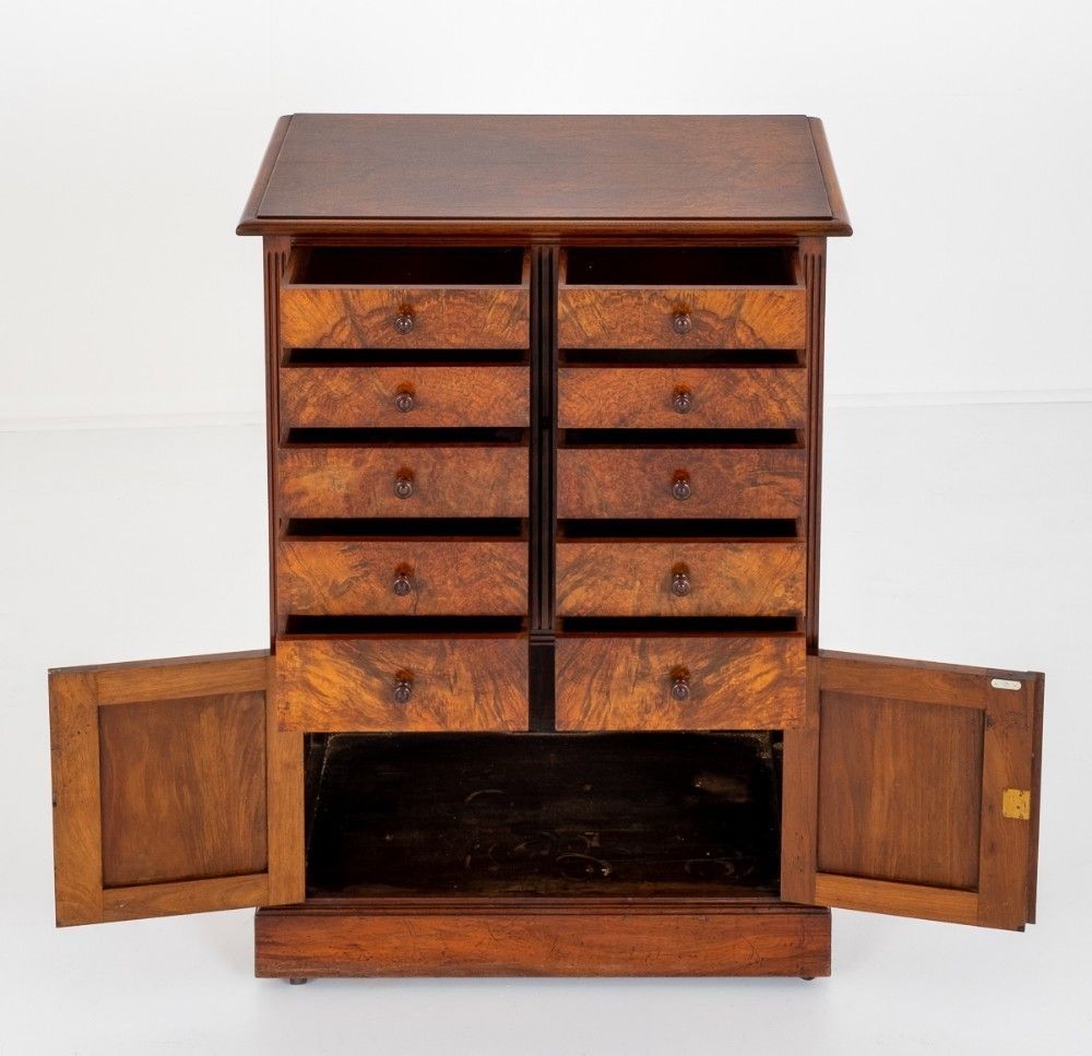 Victorian Antique Cabinet Chest Drawers 1860 photo Furniture