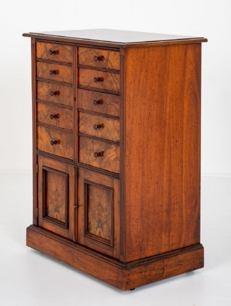 Victorian Antique Cabinet Chest Drawers 1860 photo 1895.0