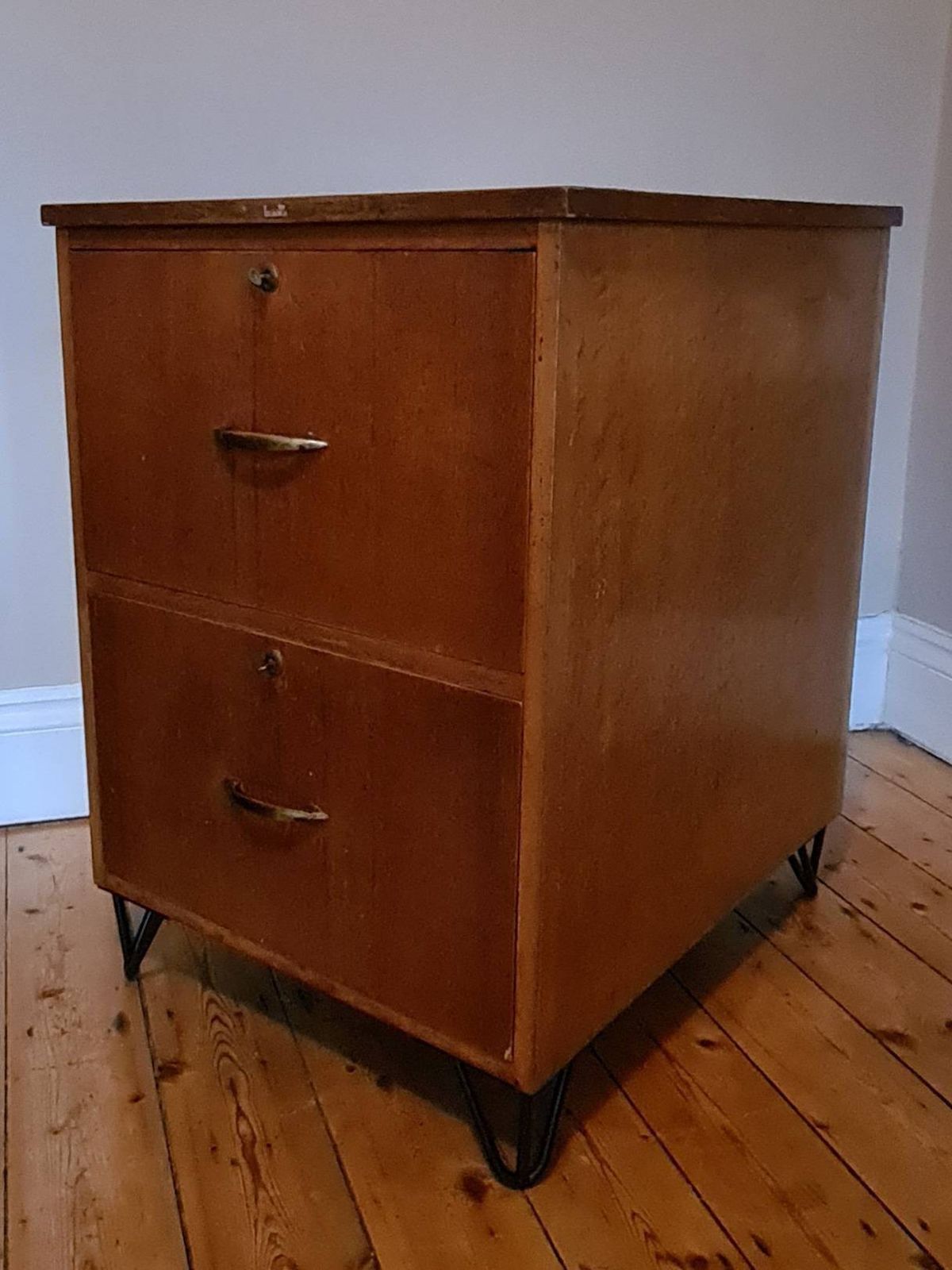 Vintage Teak Set Of Drawers / Bar / Filing Cabinet photo furniture