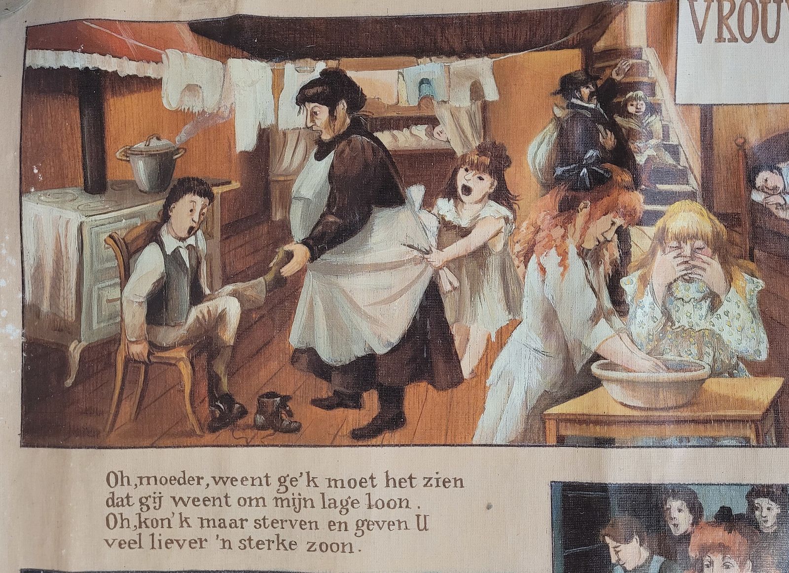 Dutch Feminist History Poster / Women And Child Labour / Vrouwen En Kinderarbeid / Historical Posters / School Posters photo furniture