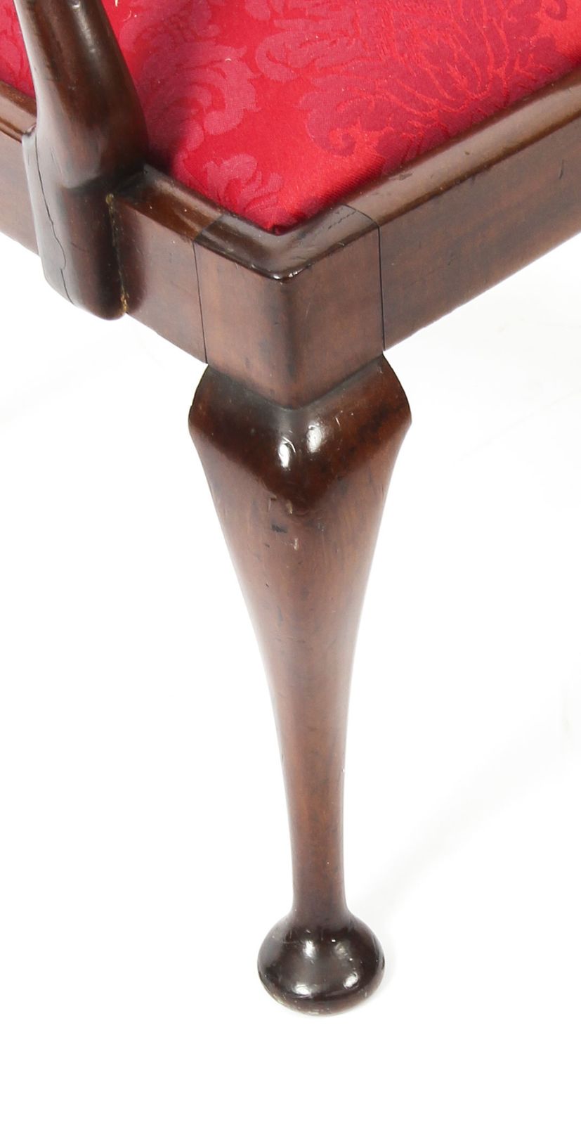 Antique Queen Anne Revival Mahogany Child's Chair   C1920 photo buy