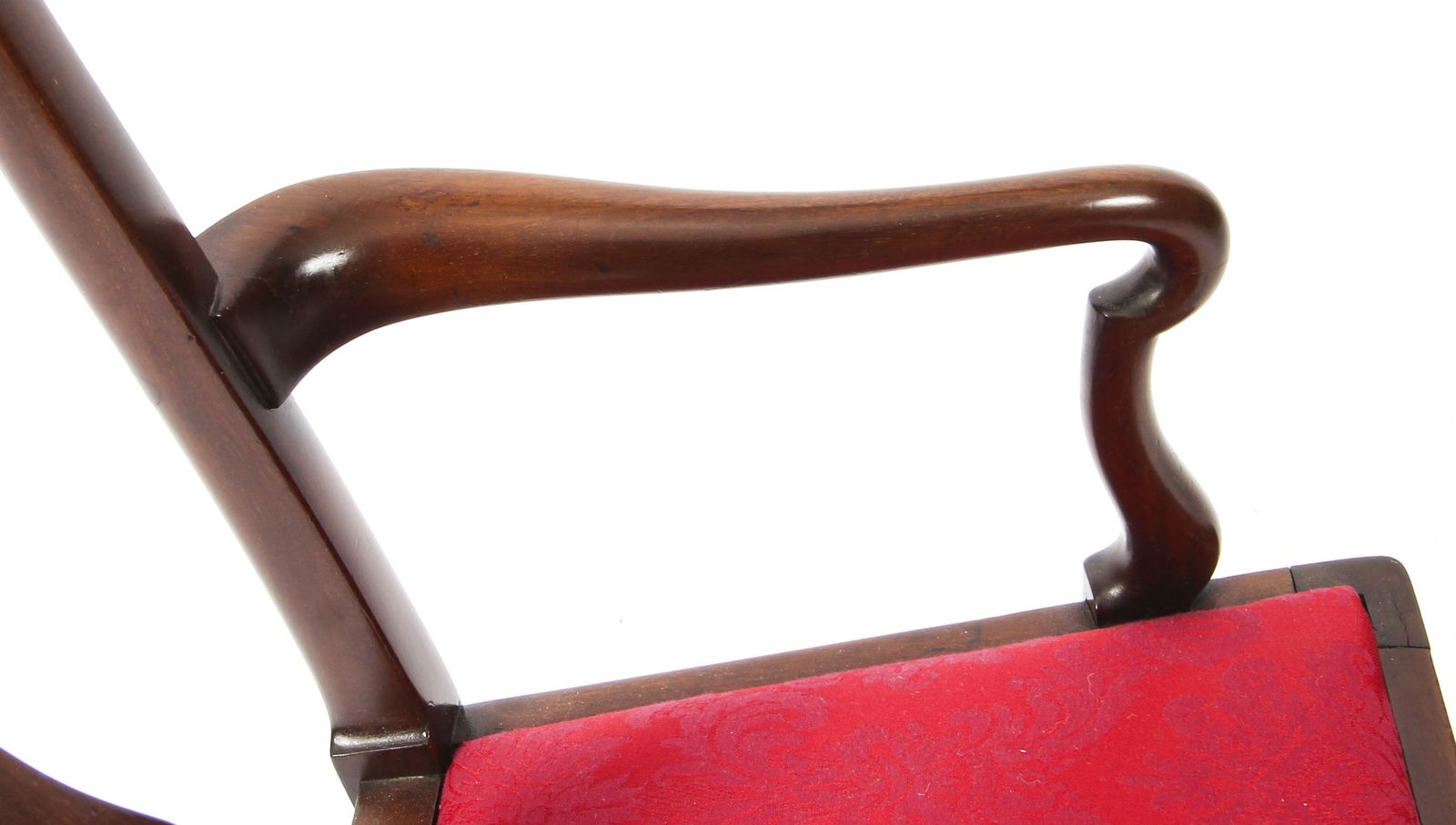 Antique Queen Anne Revival Mahogany Child's Chair   C1920 photo vintage