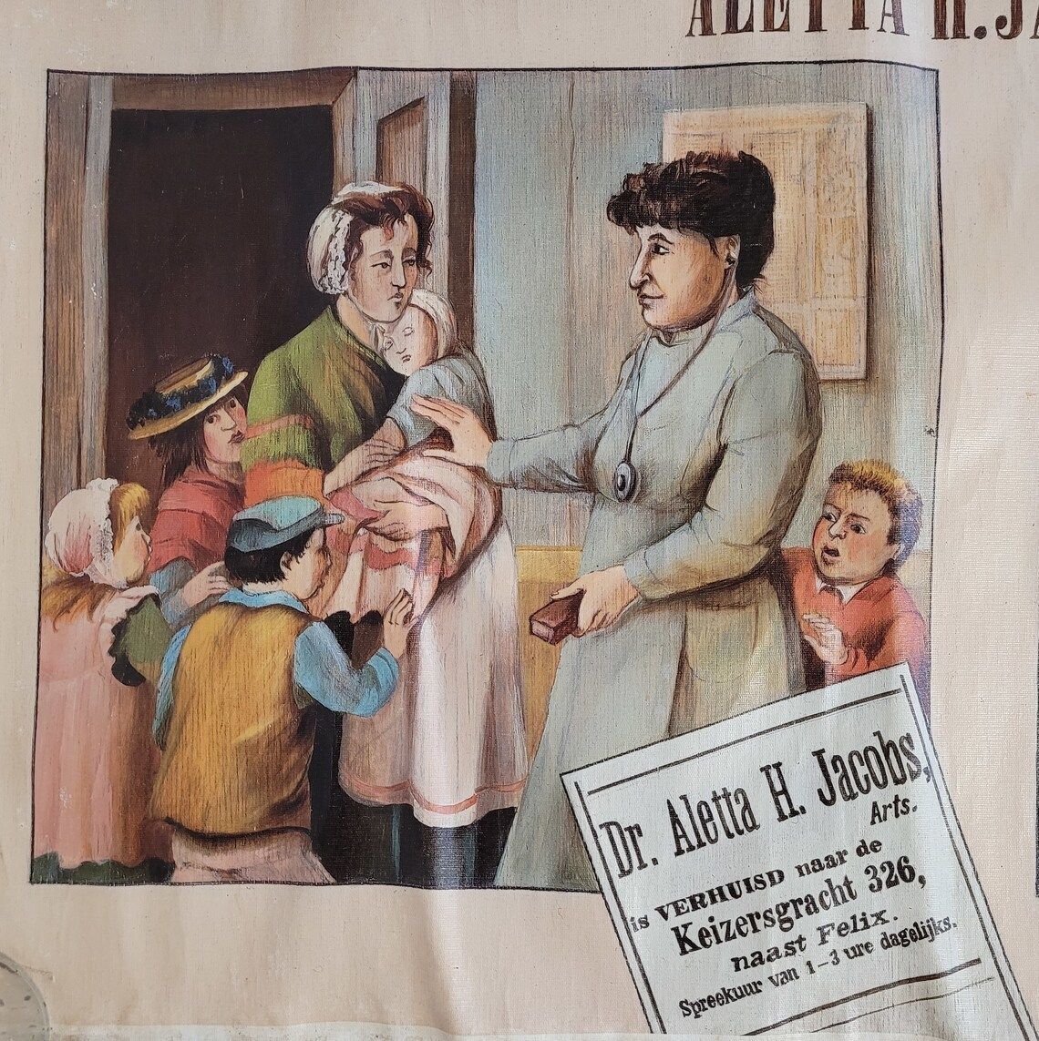 Dutch Feminist History Poster / Aletta H Jacobs / Historical Posters / School Posters / Women's Suffrage photo Art