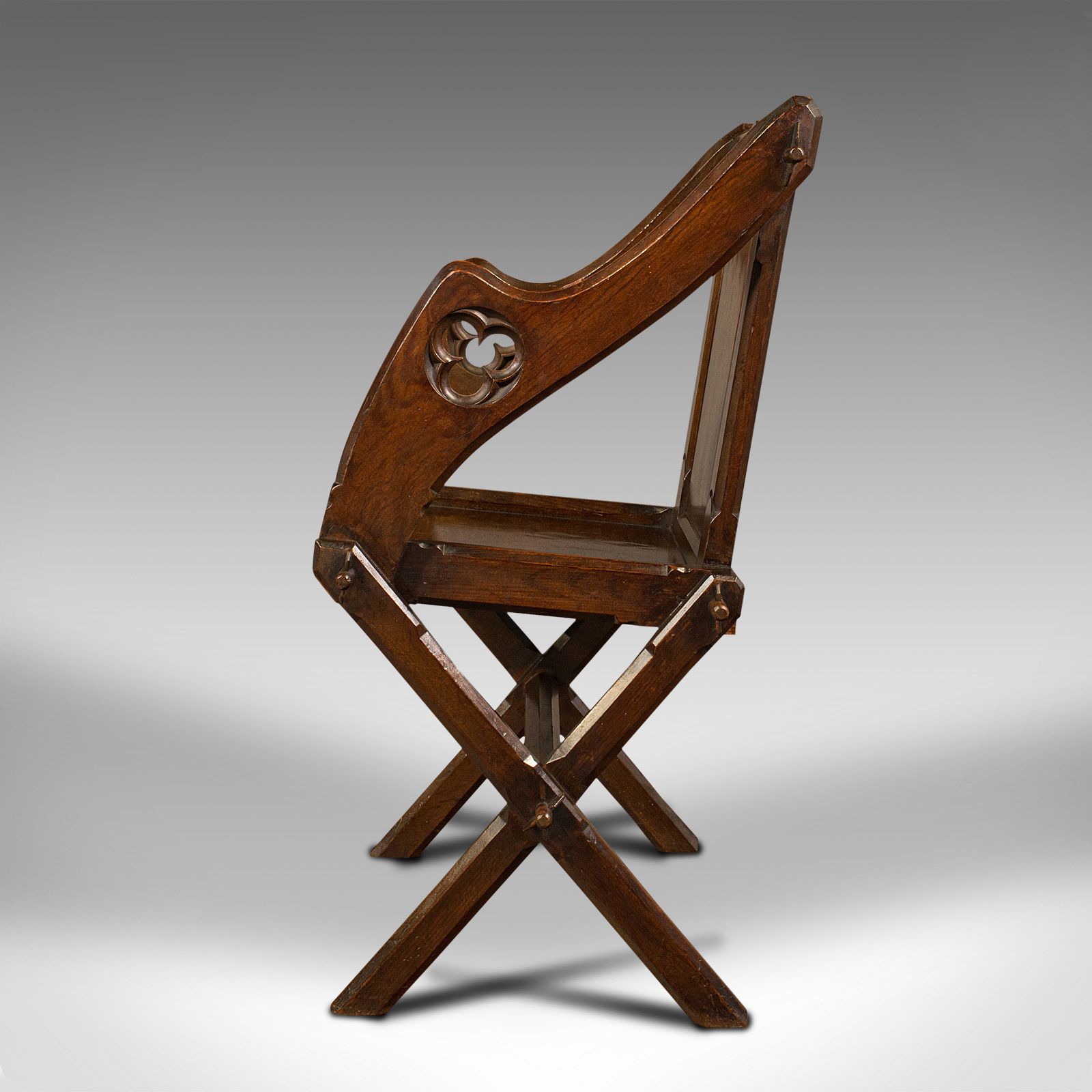 Antique Glastonbury Chair, English, Pitch Pine Armchair photo Furniture