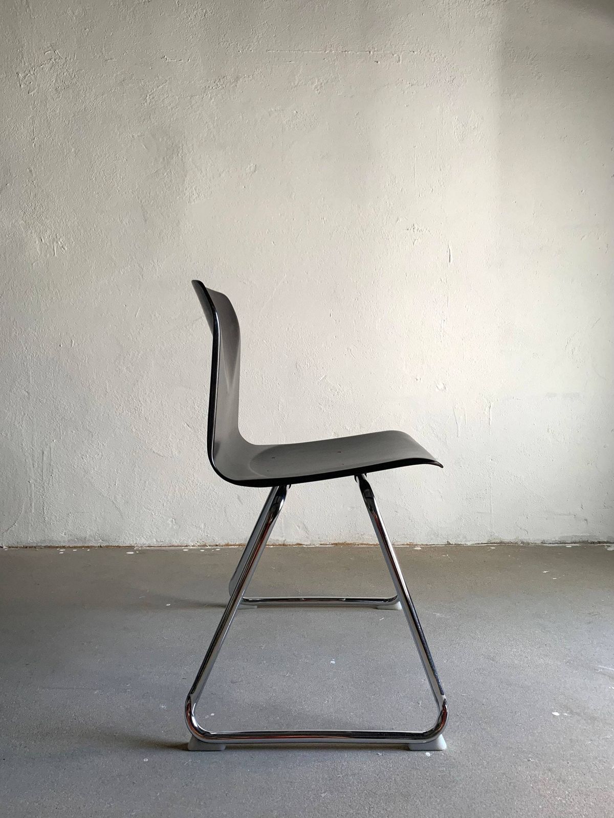 7 Metal Stackable Chairs/Tubular Dining Chair/Pagholtz/West Germany/1960s/Vintage photo Furniture