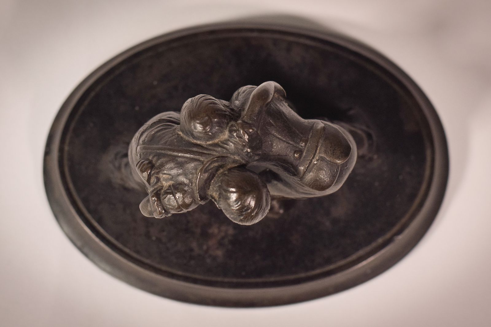 Bronzen Sculptuur Van Vechtende Jongens, 19e Eeuw photo vinterior