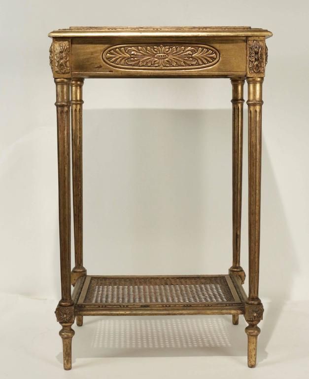 Elegant Console With A Centre Drawer In The Style Of Louis XVI photo vinterior