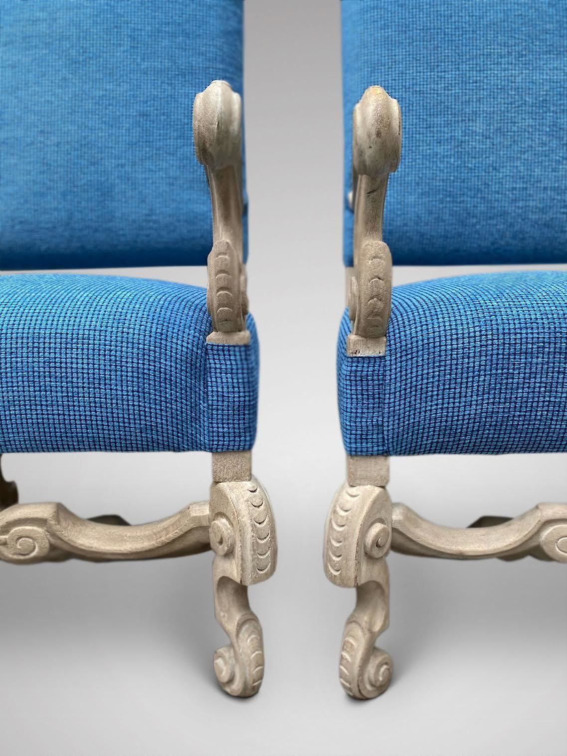 Pair Of 19th C Dutch Carved Armchairs photo vinterior