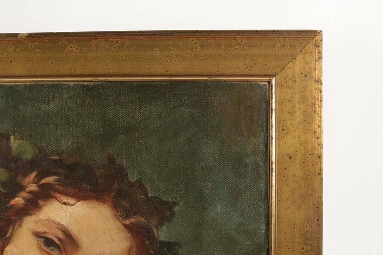 Elegant Portrait Of The 19th Century Representing A Romantic Pose Of A Woman photo 1800.0
