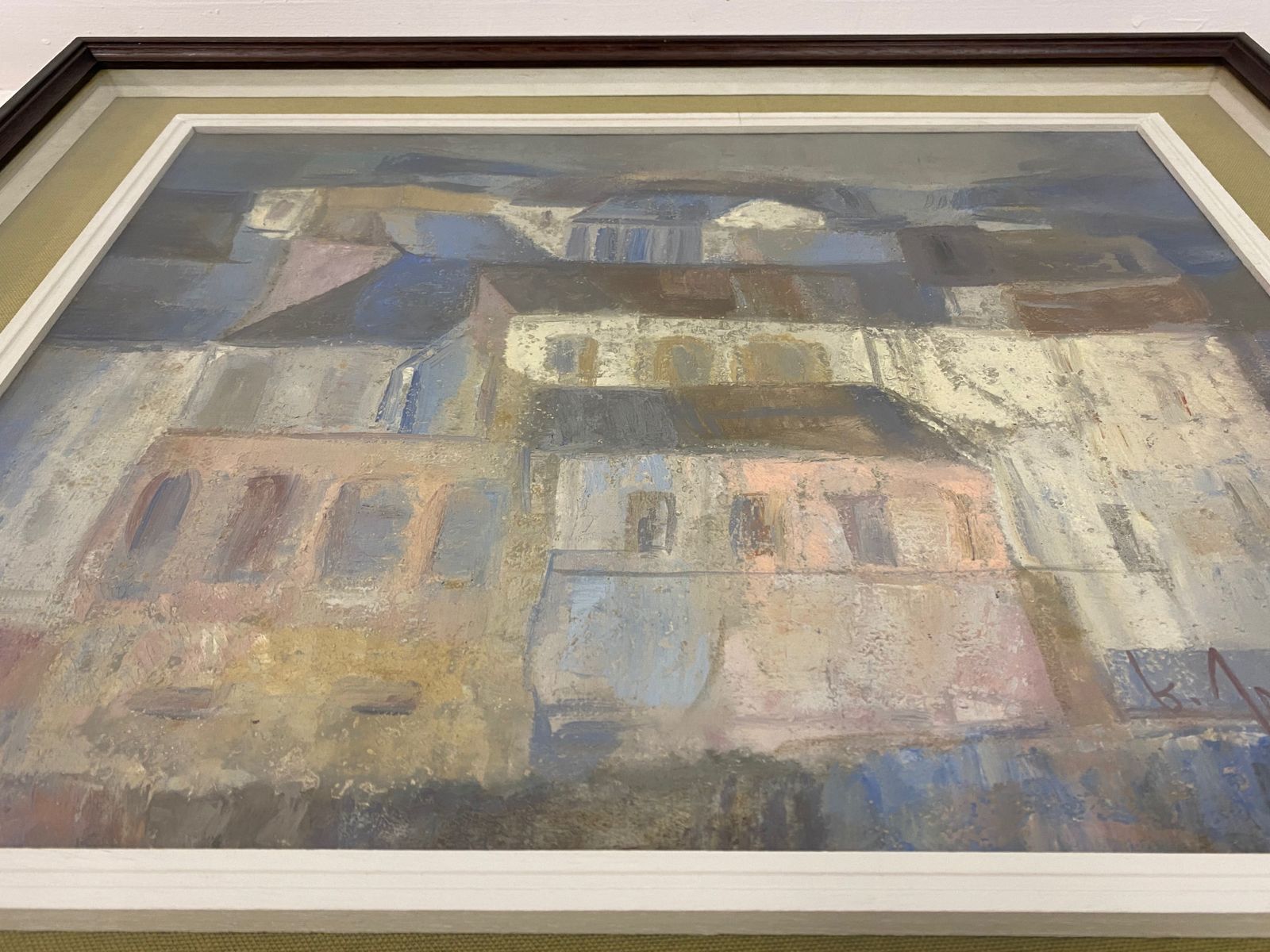 1970s Italian Painting, Oil On Canvas photo for sale